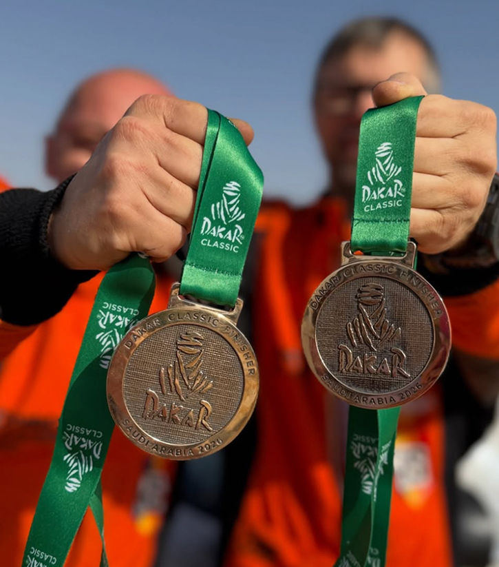 Tomek Staniszewski podczas rajdu